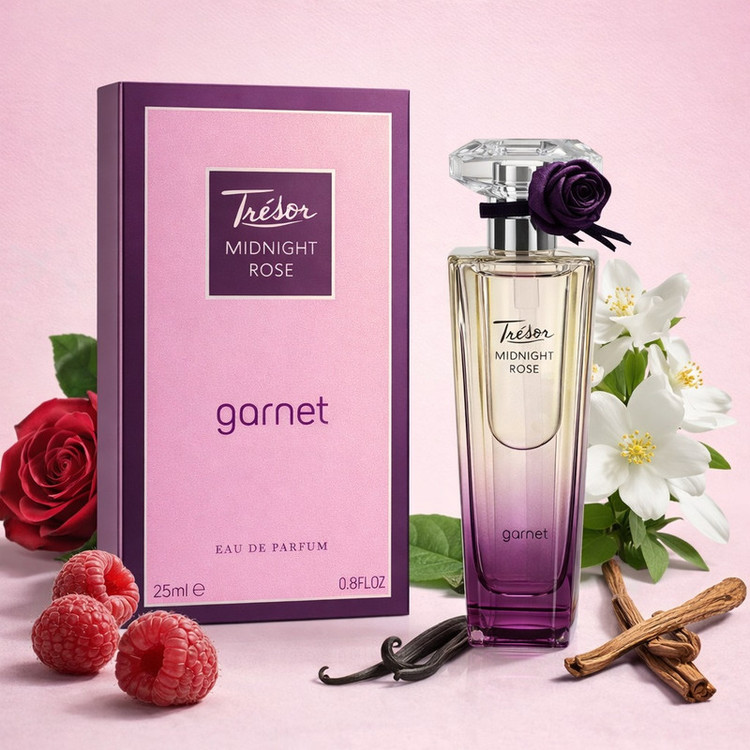 ادوپرفیوم گارنت مدل Midnight Rose با رایحه شیرین حجم 25 میلیلیتر
