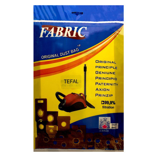 کیسه جاروبرقی مانیا مناسب برای جاروبرقی تفال2100w بسته 5 عددی