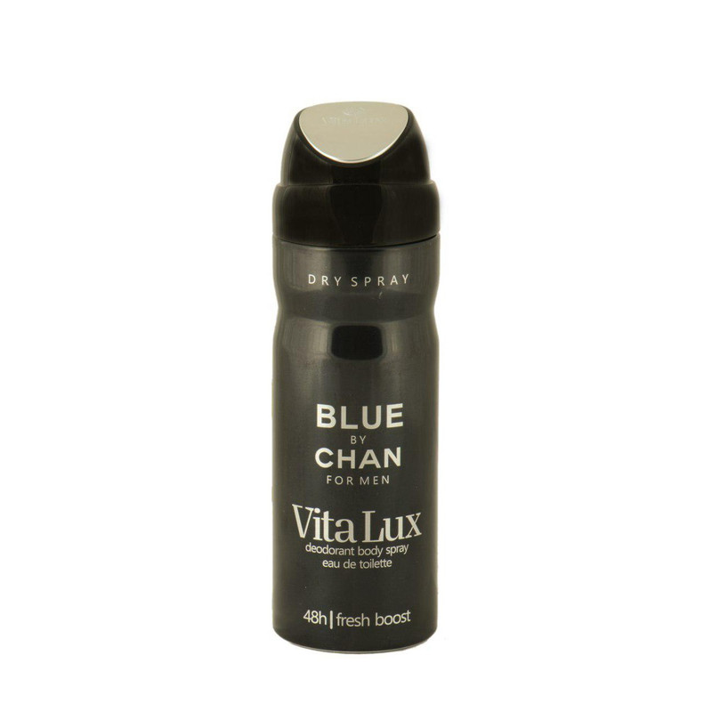 اسپری مردانه ویتالوکس مدل chanble blue حجم 200 میلی لیتر