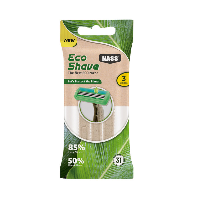 خودتراش ناس مدل اکوشیو 3 بسته 3 عددی